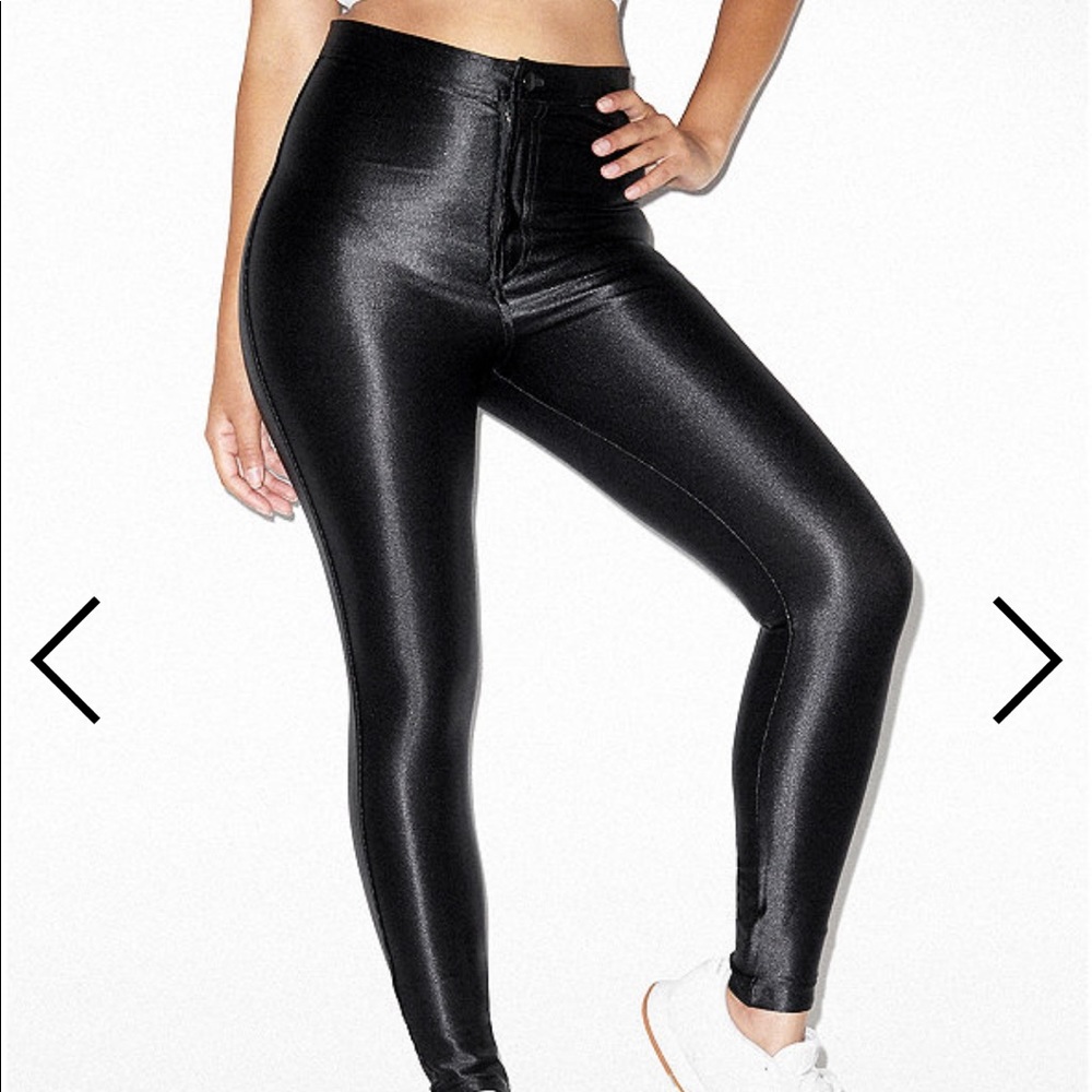 American Apparel - disco pant black - size S
